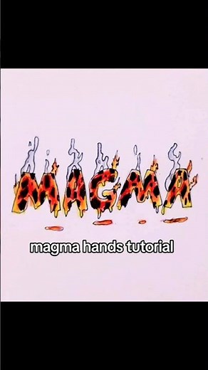 Magma hands tutorial 😱 Stickman #drawmaster