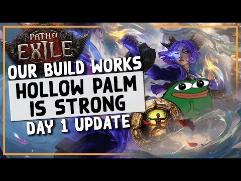 PoE 2 | Hollow Palm is DESTROYING everything! We are SUPER happy! - 0.3 Hollow Palm Deadeye Day 1