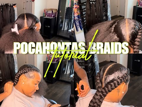 two pocahontas braids tutorial | RESULTS SHOWN