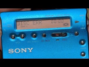 Repairing a Sony portable MiniDisc recorder MZ-R900 with broken record flex cable, servo issues, etc