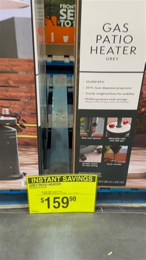 PATIO HEATER & FIRE PIT LIVEN UP THE PARTY. SAM'S CLUB