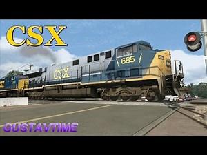 CSX Oil Tanker Train