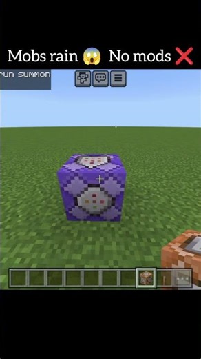 Mobs Rain in Minecraft 😱😱. No Mods ❌