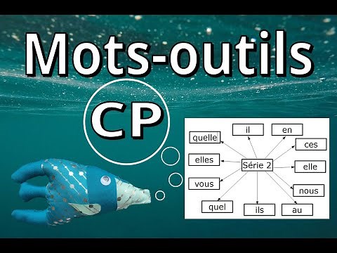 Français facile pour débutant - mots outils du CP #2 - carte mentale - lecture flash - fluence