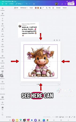 Replying to @doggy_mama52 I’ve just uploaded a FULL Canva sizing tutorial 👇 If your prints come out too small, too big, or slightly off… this will help. I show exactly how I size designs properly so they fit mugs, t-shirts & blanks first time ✔️ No more wasted ink No more wasted blanks No more “why does this not fit?!” moments 😅 Perfect if you’re just starting sublimation or still guessing sizes. Let me know if this helped you ❤️ #fyp #foryoupage #viralvideo #smallbusinesscheck #watchthis