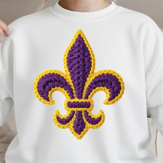 Faux Yarn Mardi Gras Png, Mardi Gras Knitted Sublimation Design, Mardi Gras Art Fleur De Lis Louisiana Trip 2026 Png (digital Download) - Etsy
