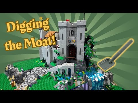Building a LEGO Medieval Village: Moat, Barn, & Farm Animal Fun! 🐐
