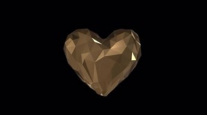 Low Poly Heart Animation - Stock Motion Graphics | Motion Array