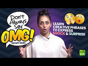 Creative Ways To Say OMG 😱 in English | Stop Speaking Basic English - Learn Advanced Phrases #esl