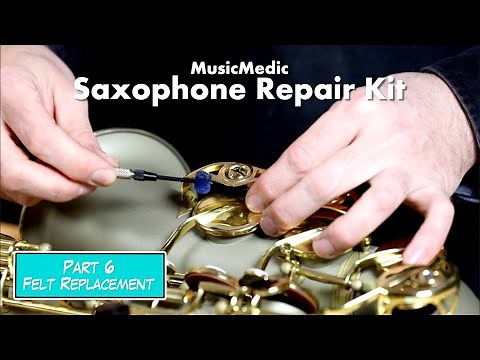 MusicMedic Saxophone Repair Kit Instructions Part 6: Felt Replacement