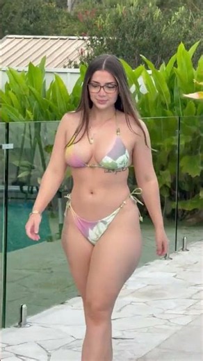 ☀️ Beautiful Bikini Look | Poolside Summer Style #shorts