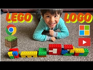 Logos Out Of Lego | Create Logo Minecraft Google Youtube Microsoft McDo Using Lego Blocks