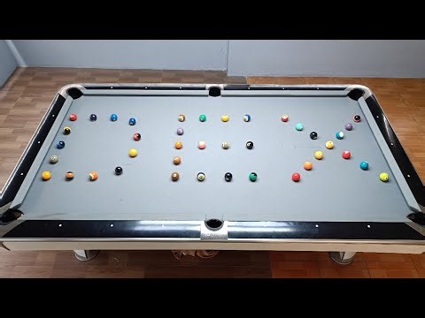 Pool Challenge: DEX Shape with 40 Balls