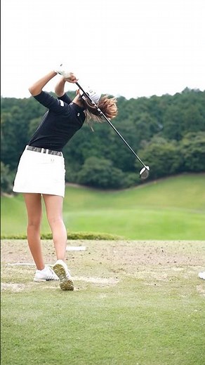 #馬場咲希 スイングをスローで🏌️‍♀️｜ #樋口久子三菱電機レディス