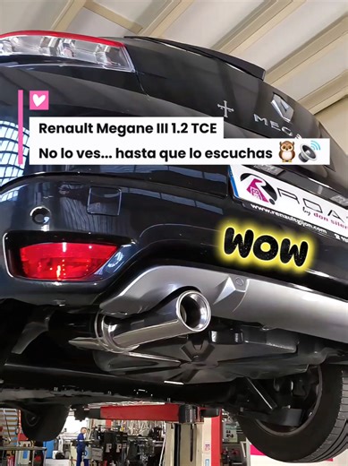 RENAULT MÉGANE III 1.2 TCe (2015) Hemos fabricado el supre intermedio y el silencioso trasero deportivo con cola Genuina en diámetro 85 mm recta. Una cola integrada limpiamente en la defensa, recortada a medida para que todo encaje como si hubiera salido así de fábrica. Sonido presente. Interior controlado. Sin vibraciones. #donsilenciosoroar #renaultmegane #exhaustgangroar #lienaescape