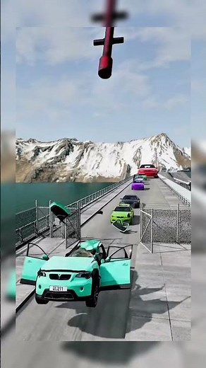 3D animated Car Crashing Funny Accident Cartoons For kids