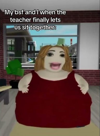 ROBLOX WHEN THE TEACHER FINALLY LETS US SIT TOGETHER