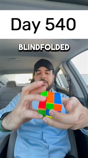 Day 540 of solving the Rubik’s cube blindfolded every single day until I break the National Record