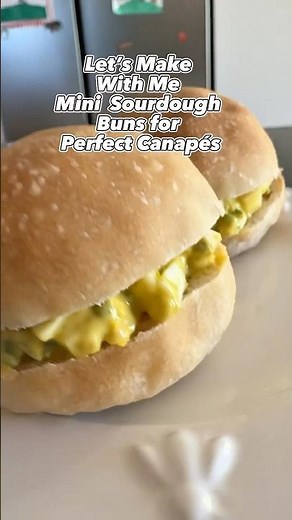 How to Make Canapé Buns at Home ? Sourdough Canapés Bread