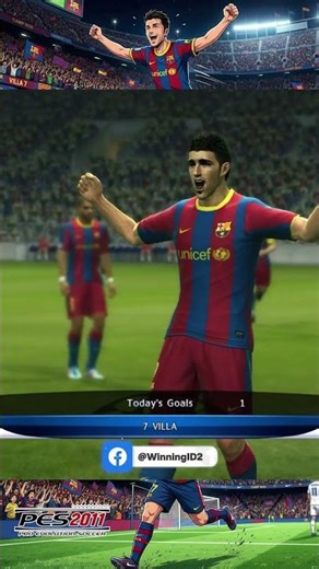 PES 2011 David Villa Long Shot