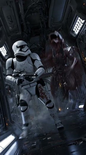 스톰트루퍼 & 에일리언 Stormtroopers vs. a Monster. #starwars #alien #xenomorph #scifi #horror
