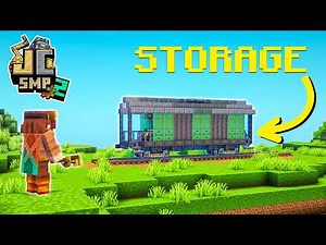 I Built a PORTABLE STORAGE in Minecraft Create Mod