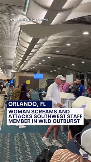 A woman was recently captured on video as she lashed out at Orlando International Airport (MCO) staff. READ MORE: bit.ly/4fGBrDC | FOX 13 News - Tampa Bay