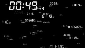 Download digital clock time passing, time management, exploring through time, time machine, timer countdown concept background stock footage for free