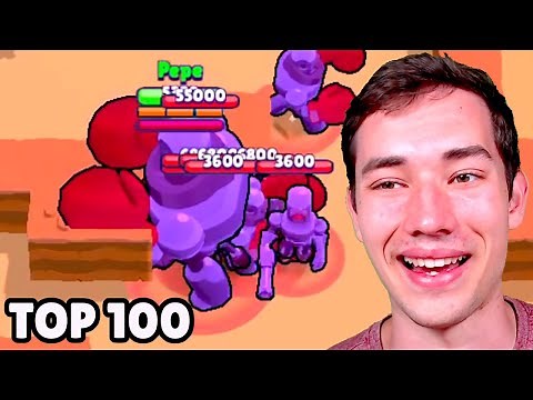 TOP 100 WITZIGE MOMENTE in BRAWL STARS! 😂
