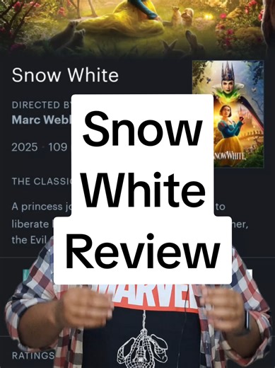 Snow White, should you go watch it? Well I won't recommend it, but it's your choice. Anyway, here's my review. #snowwhite #snowwhiteandthesevendwarfs #moviereview #reviews #snowwhitereview #disney #disneymovie