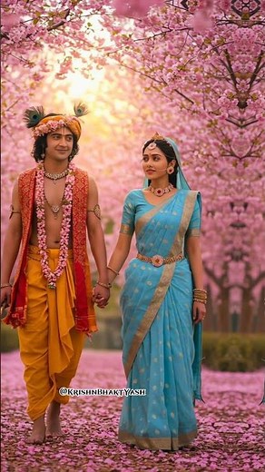 एक दिन श्रीकृष्ण ने राधा रानी से पूछा ❓🤔 #radhakrishna #motivation #radharani #vrindavan #shorts