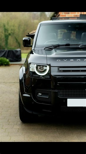 The Land Rover Defender 90 D250 SE Overfinch. In stunning Santorini Black ♠️ Engine: 3.0-litre straight-six D250 diesel engine with Mild Hybrid Electric Vehicle (MHEV) technology Power: 246 bhp Torque: 420 lb ft 0–60 mph: 7.6 seconds Top Speed: 117 mph Transmission: 8-speed ZF automatic with a twin-speed transfer box The Overfinch styling adds; ☑️ 22” Leggero II alloys ☑️ Body-coloured extended wheel arches ☑️ Unique front and rear bumpers ☑️ Custom interior If you’re looking for cars like this 