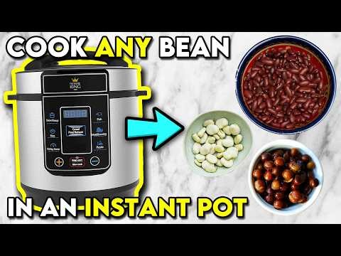 How to Cook Unsoaked or Soaked Dried Beans Using an Instant Pot