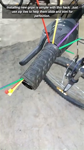 Simple Zip Tie Hack For Installing New Handlebar Grips