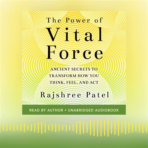 "It's undeniable that we are far more than what we measure." 🌟 Why do some people thrive while others just get by? What's their secret to peak performance and maximum happiness? Some call it the zest, the gusto, or the extra edge in life. The ancient Indian spiritual tradition Vedanta calls it prana, or life force. Author and internationally-renowned spiritual teacher of Vedanta, Rajshree Patel, calls it 𝓿𝓲𝓽𝓪𝓵 𝓯𝓸𝓻𝓬𝓮. By any name, it's the fundamental fuel that activates and optimizes 