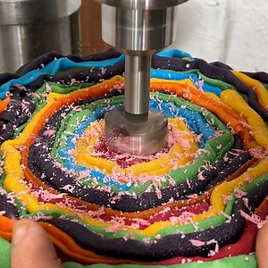 442K views · 1.7K reactions | Woodturning Blank made with Coloured Fabric | DIY & Crafts | Facebook
