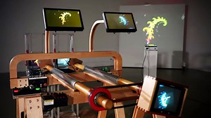 DIY equipment 'God Machine II' that can manipulate light and shoot fantastic images with moving geometric patterns