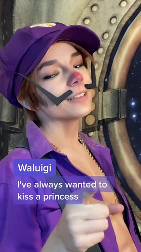 #POV waluigi finds you while sneaking into the castle #mariolore #waluigi #nintendo #peach #bowser