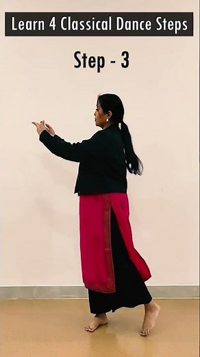 Learn 4 Classical Dance Steps || Kathak For Beginners || Easy To Learn ||#tutorial #kathak #shorts