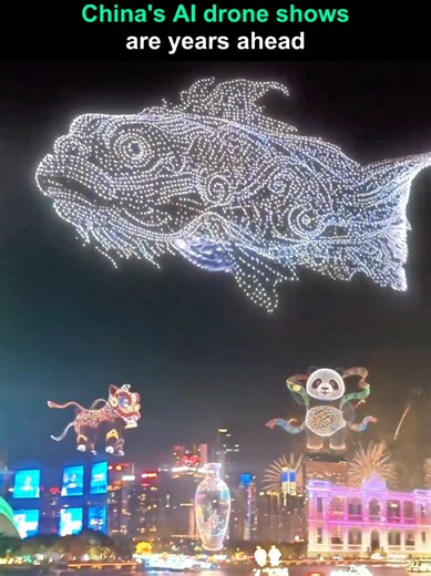Synchronizing thousands of drones without crashes represents one of robotics' toughest challenges. Guangzhou's displays use AI swarm control where each drone tracks its position to the centimeter while software constantly adjusts for wind and drift in real time. These shows replace fireworks with live algorithms choreographing color, altitude, and movement simultaneously. The drones communicate continuously to avoid collisions and maintain perfect sync, turning the sky into a programmable displa
