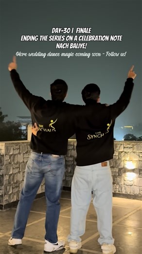 The SyncHaus on Instagram: "✨ Day -30: The Grand Finale! ✨ Ending our wedding choreography countdown with the ultimate celebration track - Nach Baliye! 💃🕺 A perfect finale song for the biggest celebration of love and dance! #WeddingDance #WeddingChoreography #DancePerformance #WeddingCelebration #CoupleDance wedding dance choreography, wedding dance performance, couple wedding dance, wedding sangeet choreography, bridal dance performance"