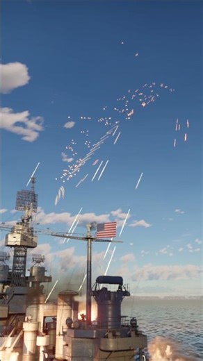 U.S. Navy Destroyer Defensive Engagement Scenario (Simulation) | No Real Footage