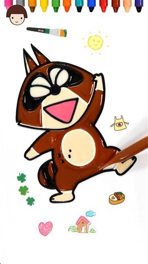 Drawing and Coloring - Nuburi Characters Pencils, Bonobono With Jelly, Learn Colors!