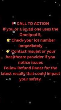 Omnipod 5 Internal Tubing Failure—FDA Investigating #recall #health