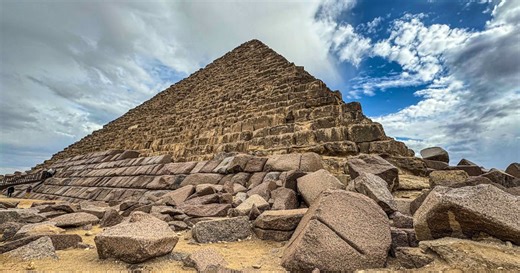 Forschende entdecken zwei Hohlräume in der Menkaure-Pyramide