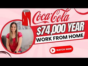 Coca-Cola Hiring! + Type What You Hear & See Non-Phone Remote Work From Home Jobs Hiring Now | USA