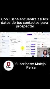Find your potential customers' data with #lusha like this! #tutorial