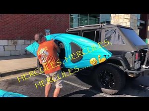 DIY BUDGET FRIENDLY Kayak Rack for Jeep Soft Top