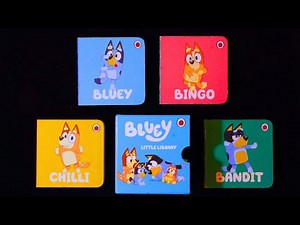 Bluey Little Library Collection - A Fun Read Aloud Set of Books for all Children