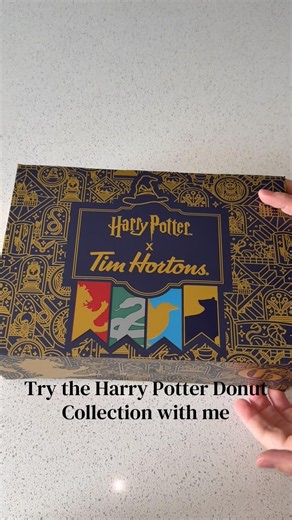 Tim Hortons Harry Potter Donut Collection #timhortons #donuts #harrypotter #donut